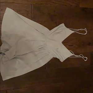 Muted Blue/Green Romper